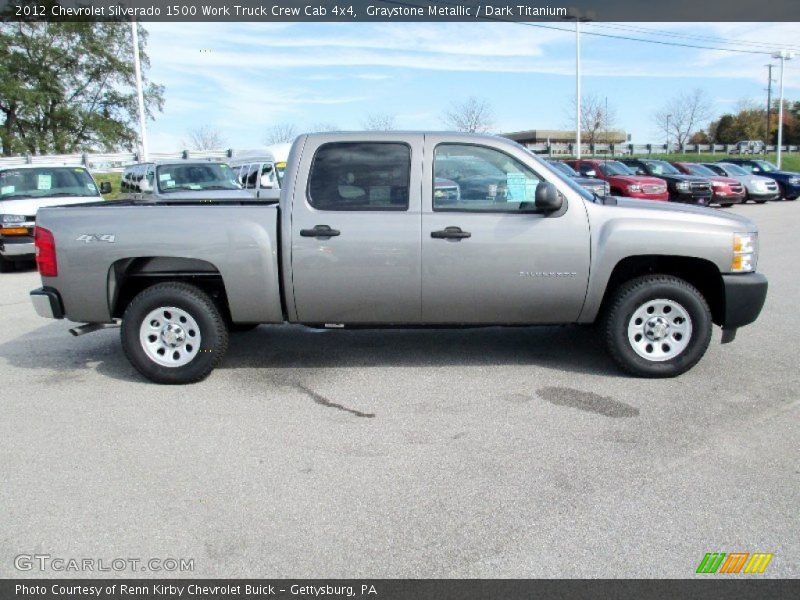  2012 Silverado 1500 Work Truck Crew Cab 4x4 Graystone Metallic