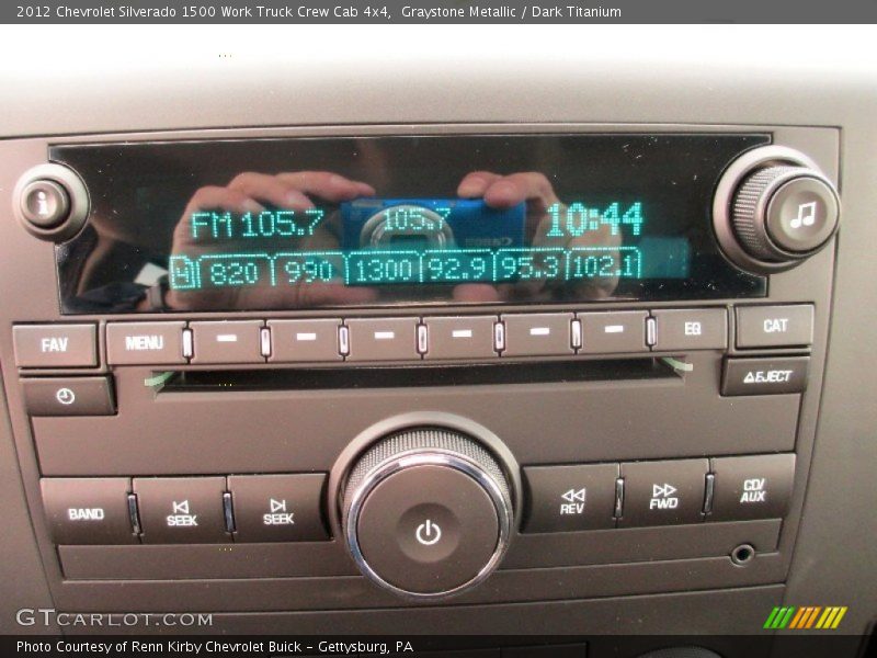 Audio System of 2012 Silverado 1500 Work Truck Crew Cab 4x4