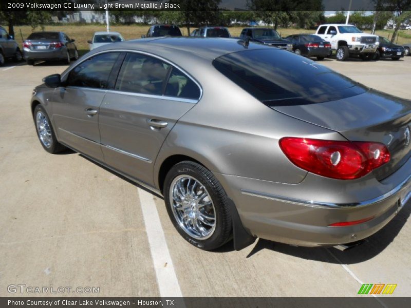 Light Brown Metallic / Black 2009 Volkswagen CC Luxury