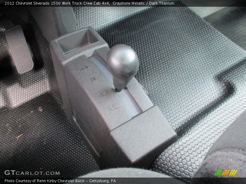 Graystone Metallic / Dark Titanium 2012 Chevrolet Silverado 1500 Work Truck Crew Cab 4x4