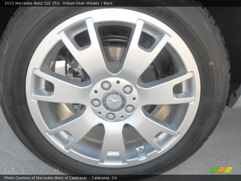 Iridium Silver Metallic / Black 2013 Mercedes-Benz GLK 350