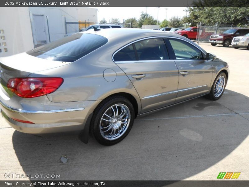 Light Brown Metallic / Black 2009 Volkswagen CC Luxury