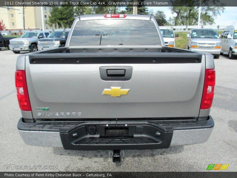 Graystone Metallic / Dark Titanium 2012 Chevrolet Silverado 1500 Work Truck Crew Cab 4x4