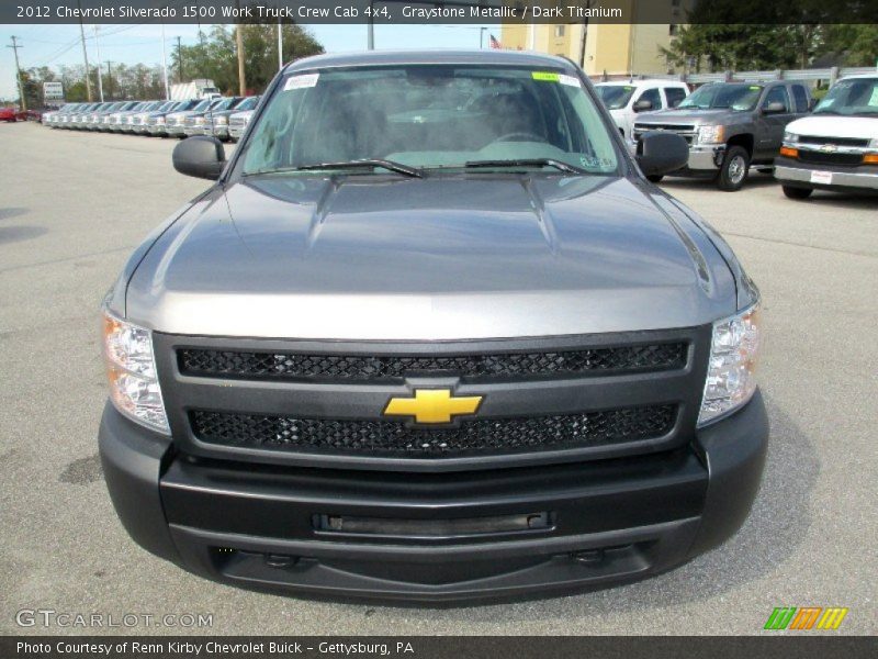  2012 Silverado 1500 Work Truck Crew Cab 4x4 Graystone Metallic