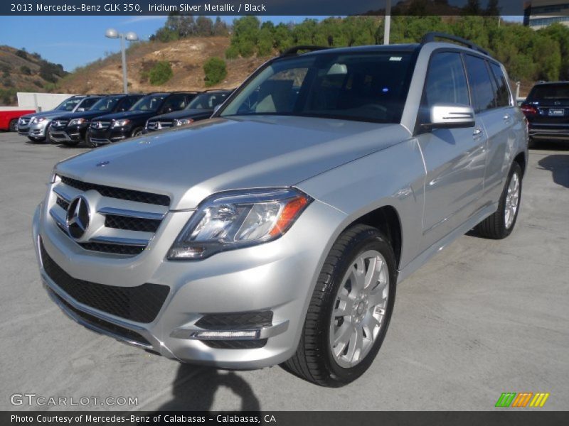 Iridium Silver Metallic / Black 2013 Mercedes-Benz GLK 350
