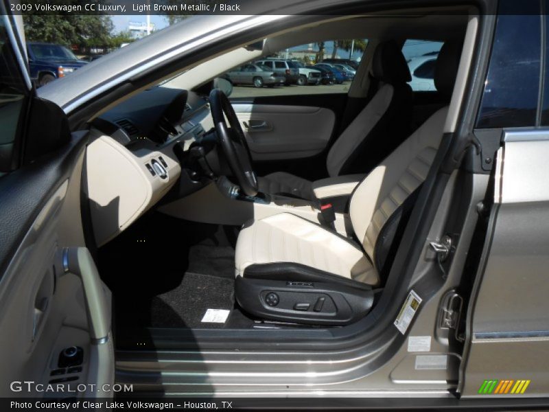 Light Brown Metallic / Black 2009 Volkswagen CC Luxury