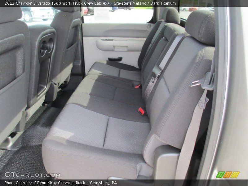 Rear Seat of 2012 Silverado 1500 Work Truck Crew Cab 4x4