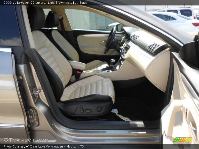 Light Brown Metallic / Black 2009 Volkswagen CC Luxury