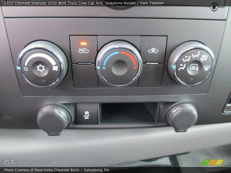 Controls of 2012 Silverado 1500 Work Truck Crew Cab 4x4