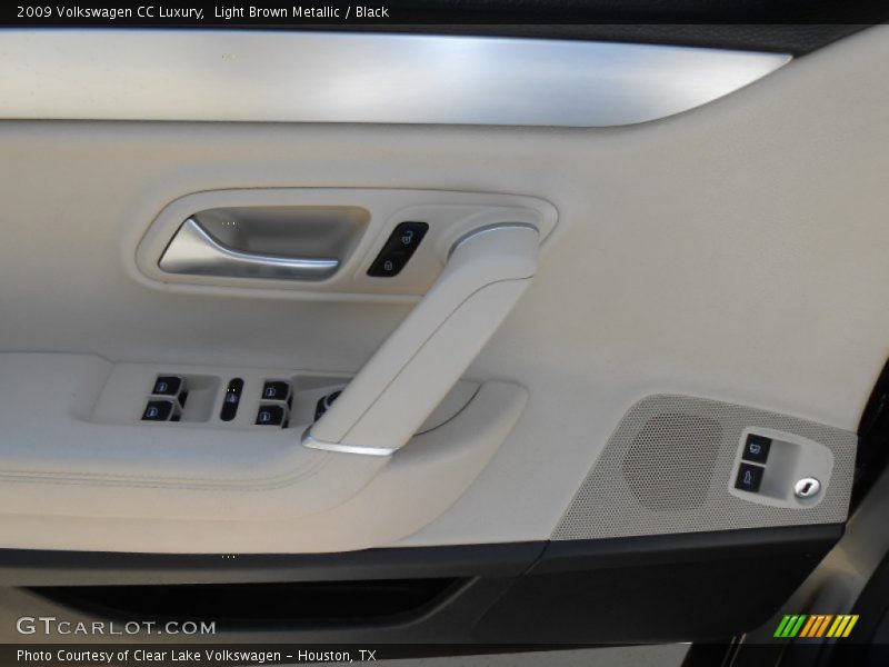 Light Brown Metallic / Black 2009 Volkswagen CC Luxury