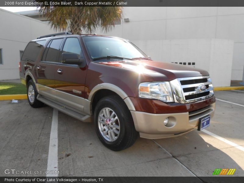 Dark Copper Metallic / Camel 2008 Ford Expedition EL Eddie Bauer