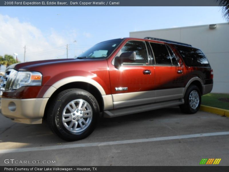 Dark Copper Metallic / Camel 2008 Ford Expedition EL Eddie Bauer