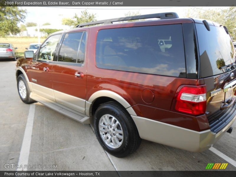 Dark Copper Metallic / Camel 2008 Ford Expedition EL Eddie Bauer