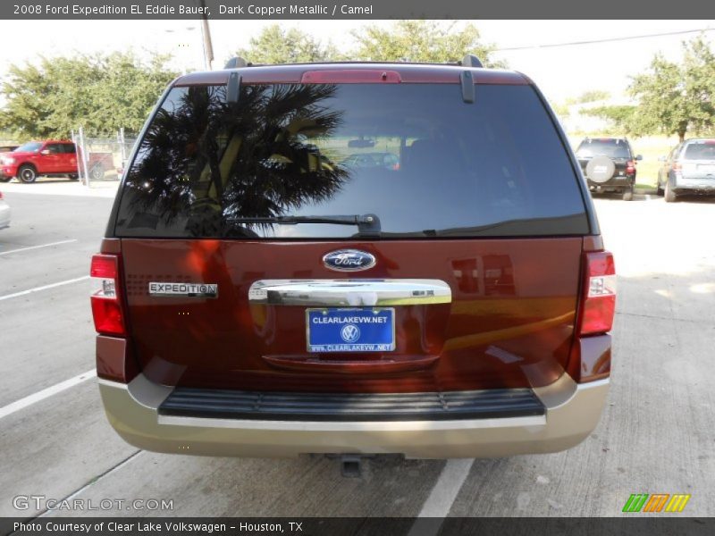 Dark Copper Metallic / Camel 2008 Ford Expedition EL Eddie Bauer