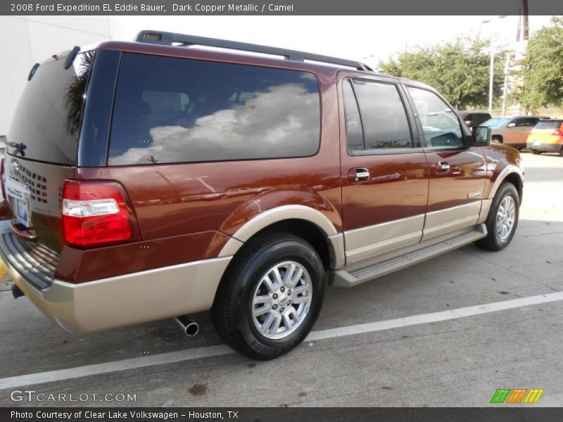 Dark Copper Metallic / Camel 2008 Ford Expedition EL Eddie Bauer
