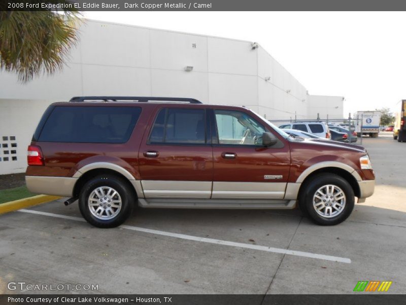 Dark Copper Metallic / Camel 2008 Ford Expedition EL Eddie Bauer