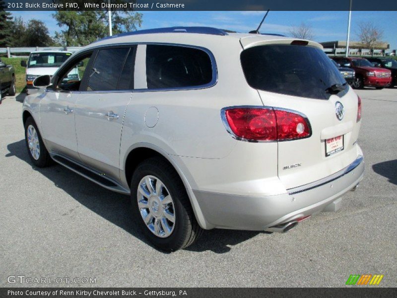 White Diamond Tricoat / Cashmere 2012 Buick Enclave FWD