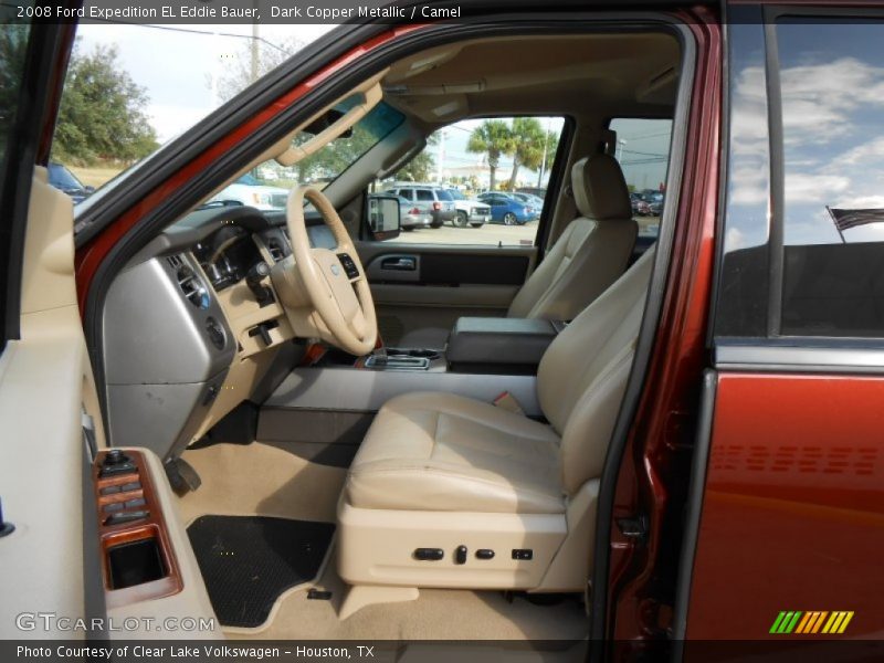 Dark Copper Metallic / Camel 2008 Ford Expedition EL Eddie Bauer