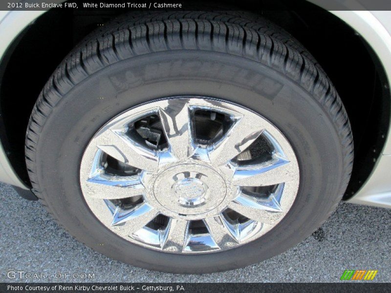 White Diamond Tricoat / Cashmere 2012 Buick Enclave FWD