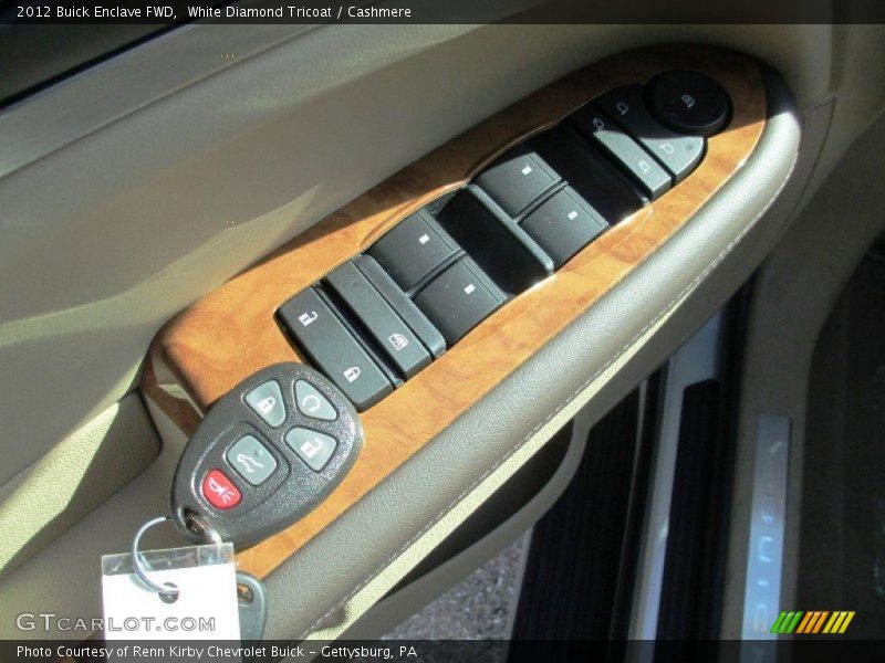 White Diamond Tricoat / Cashmere 2012 Buick Enclave FWD