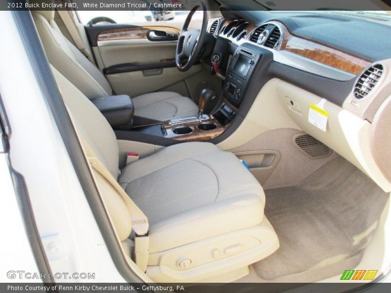 White Diamond Tricoat / Cashmere 2012 Buick Enclave FWD