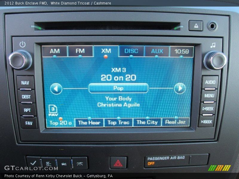 White Diamond Tricoat / Cashmere 2012 Buick Enclave FWD