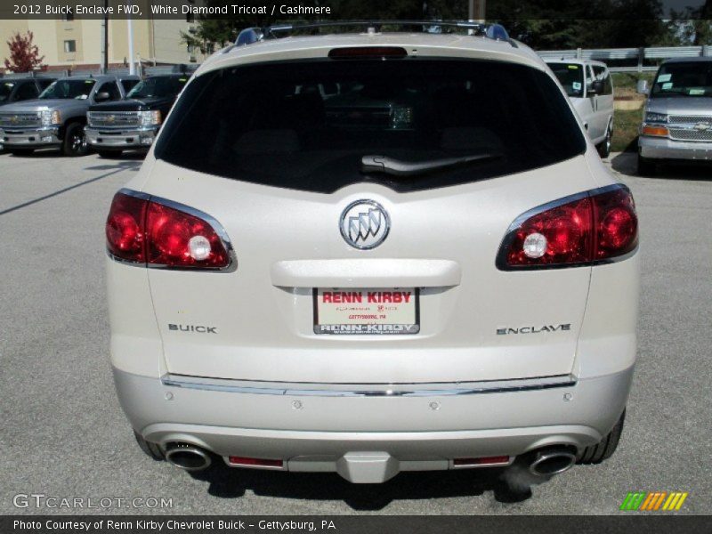 White Diamond Tricoat / Cashmere 2012 Buick Enclave FWD
