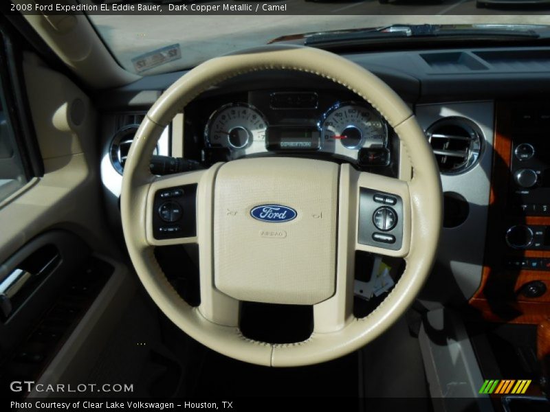 Dark Copper Metallic / Camel 2008 Ford Expedition EL Eddie Bauer