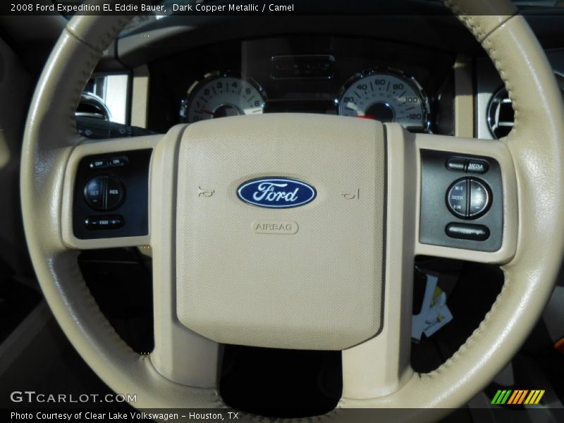 Dark Copper Metallic / Camel 2008 Ford Expedition EL Eddie Bauer
