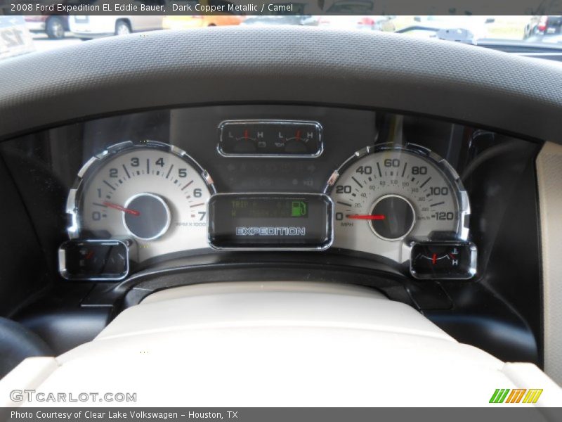 Dark Copper Metallic / Camel 2008 Ford Expedition EL Eddie Bauer