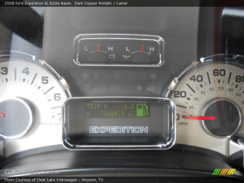 Dark Copper Metallic / Camel 2008 Ford Expedition EL Eddie Bauer