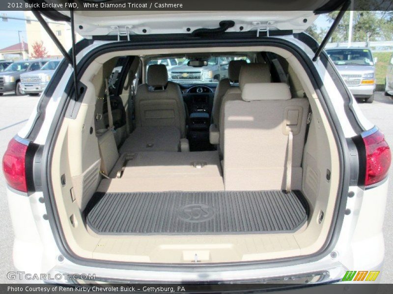 White Diamond Tricoat / Cashmere 2012 Buick Enclave FWD
