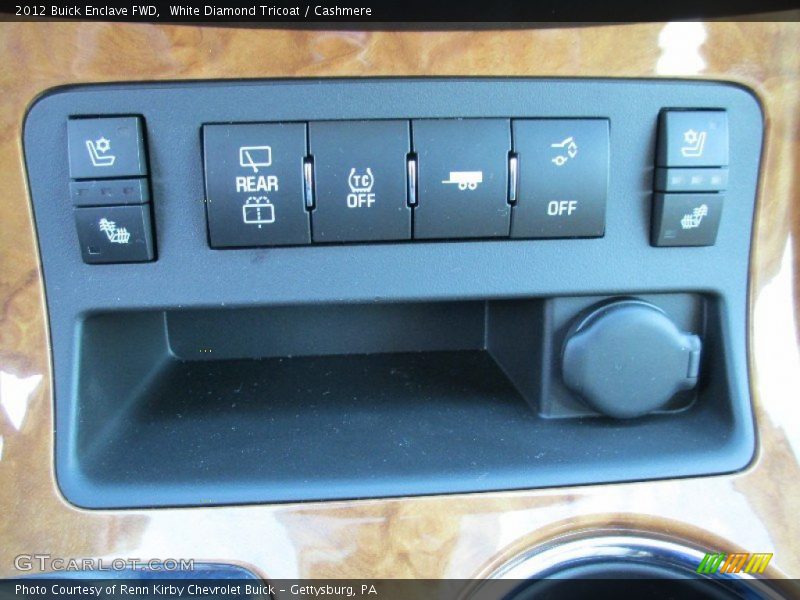 White Diamond Tricoat / Cashmere 2012 Buick Enclave FWD