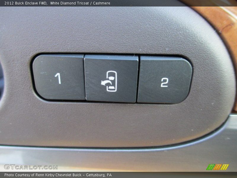 White Diamond Tricoat / Cashmere 2012 Buick Enclave FWD