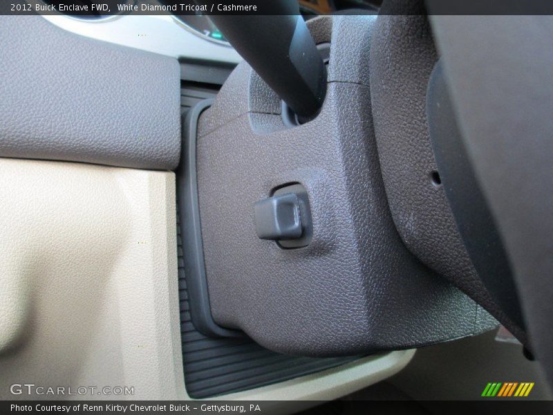 White Diamond Tricoat / Cashmere 2012 Buick Enclave FWD