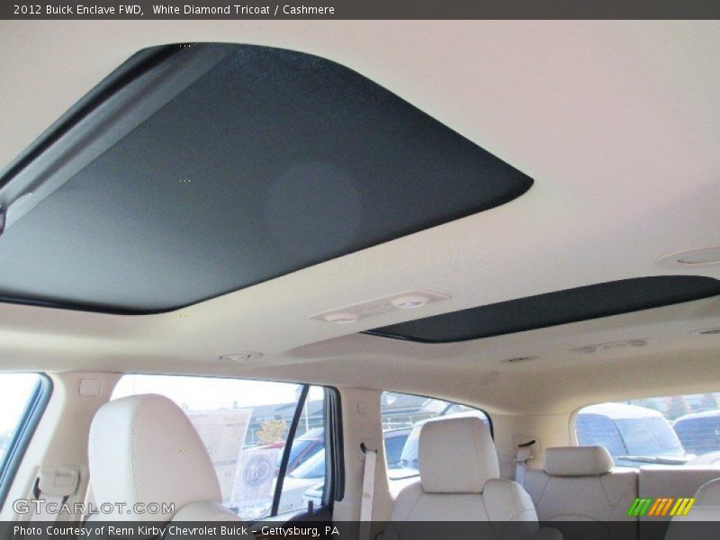 White Diamond Tricoat / Cashmere 2012 Buick Enclave FWD