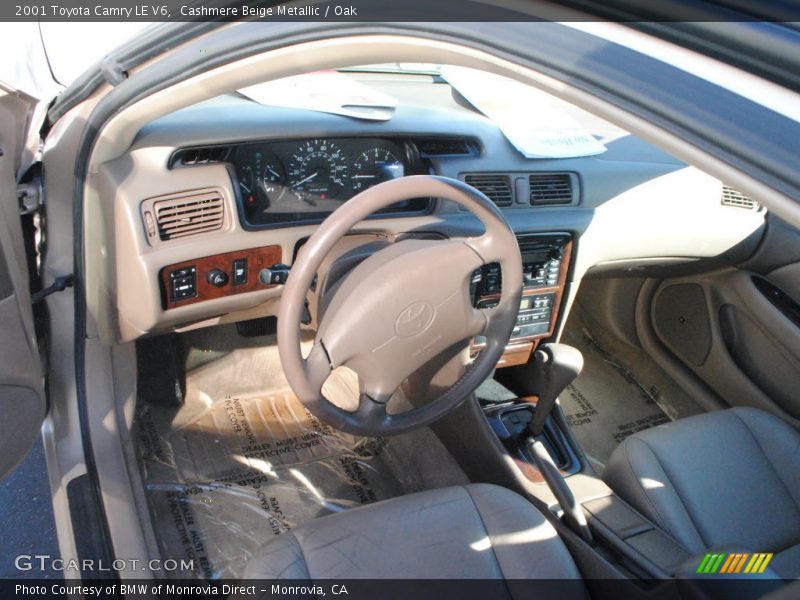 Cashmere Beige Metallic / Oak 2001 Toyota Camry LE V6