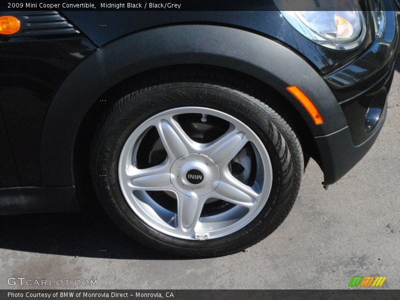 Midnight Black / Black/Grey 2009 Mini Cooper Convertible