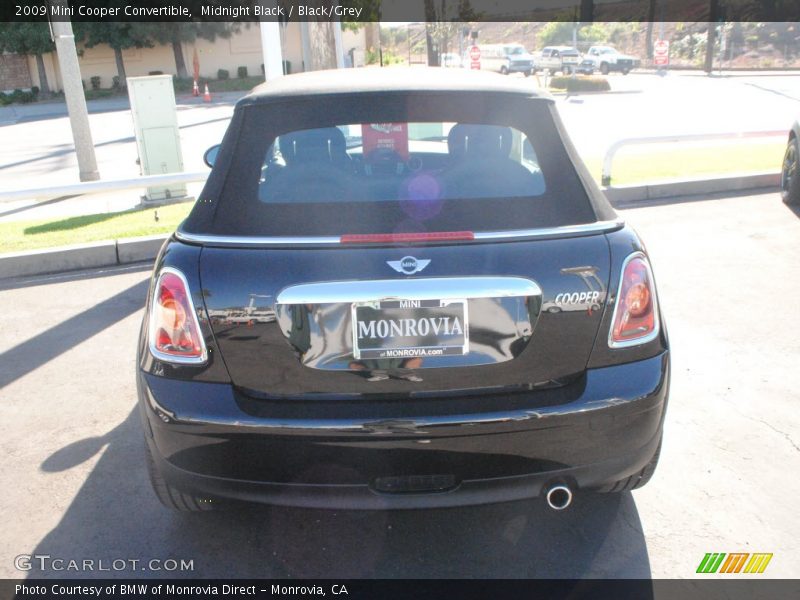 Midnight Black / Black/Grey 2009 Mini Cooper Convertible