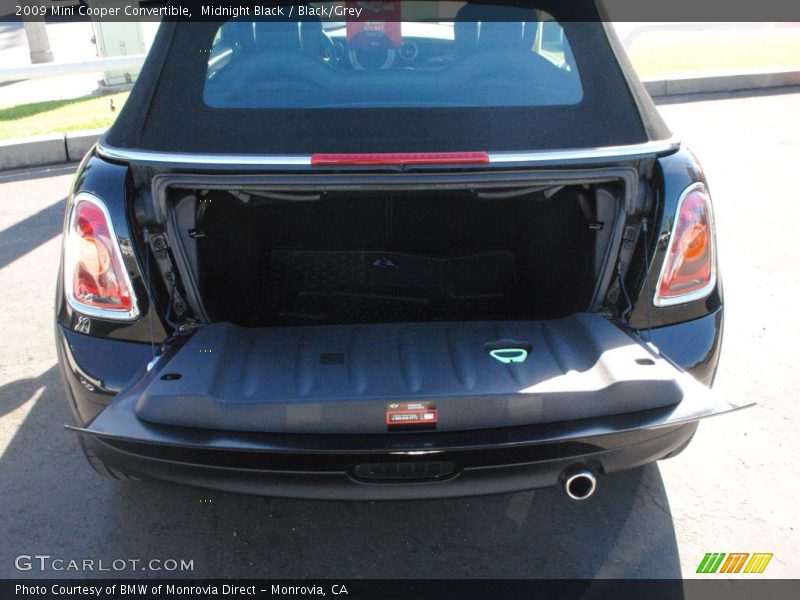 Midnight Black / Black/Grey 2009 Mini Cooper Convertible