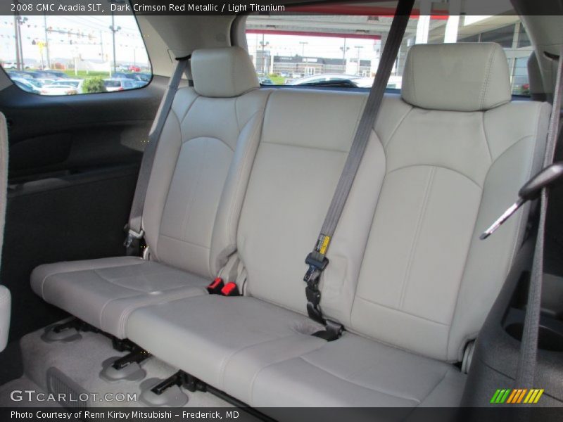 Dark Crimson Red Metallic / Light Titanium 2008 GMC Acadia SLT