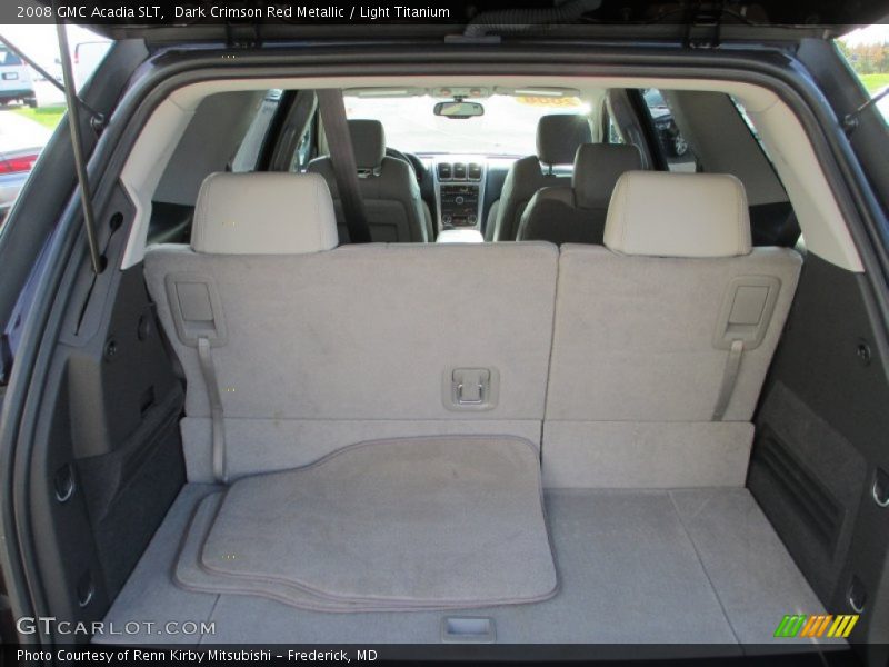 Dark Crimson Red Metallic / Light Titanium 2008 GMC Acadia SLT