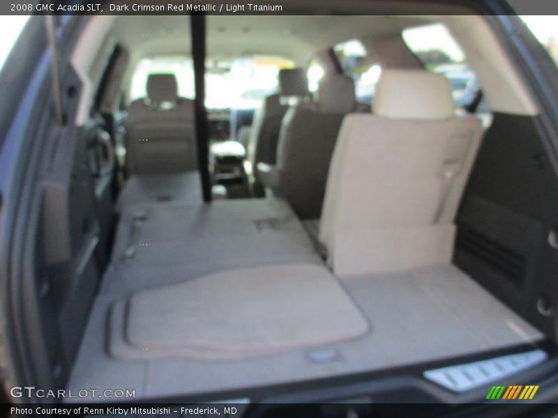 Dark Crimson Red Metallic / Light Titanium 2008 GMC Acadia SLT