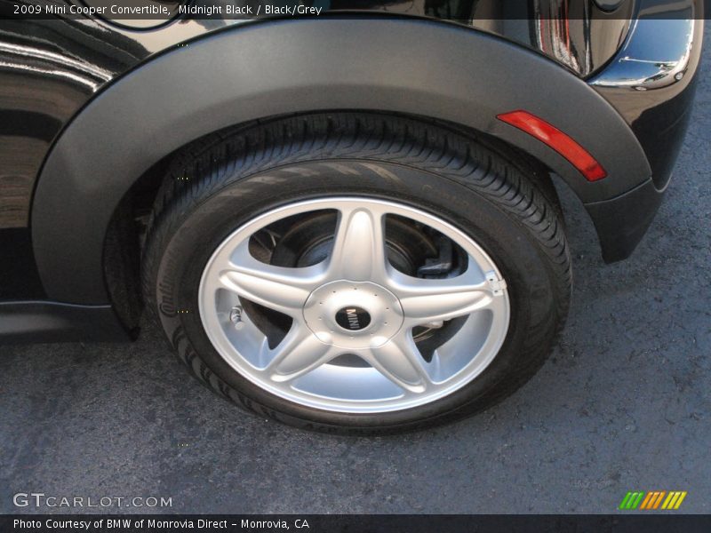 Midnight Black / Black/Grey 2009 Mini Cooper Convertible