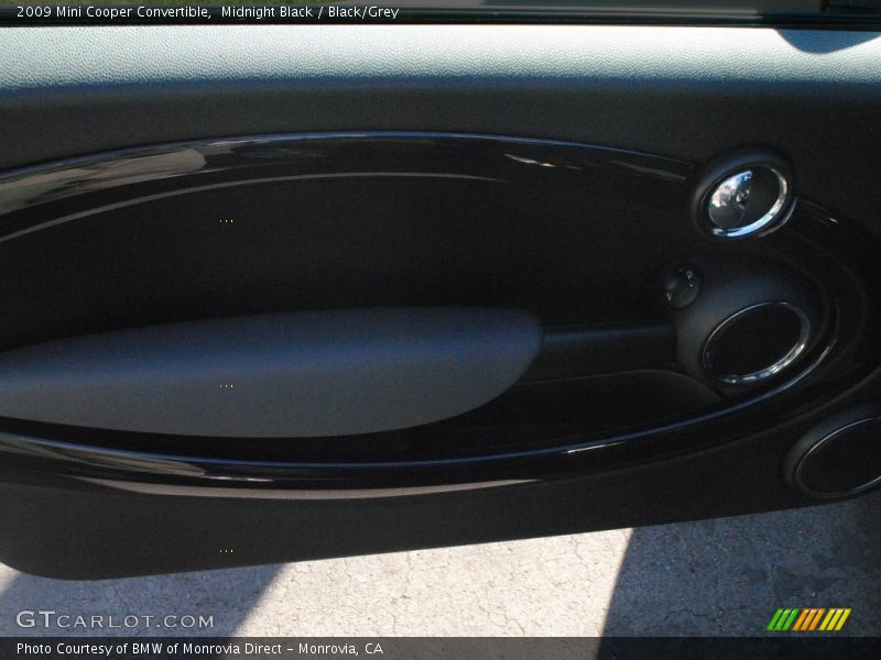 Midnight Black / Black/Grey 2009 Mini Cooper Convertible
