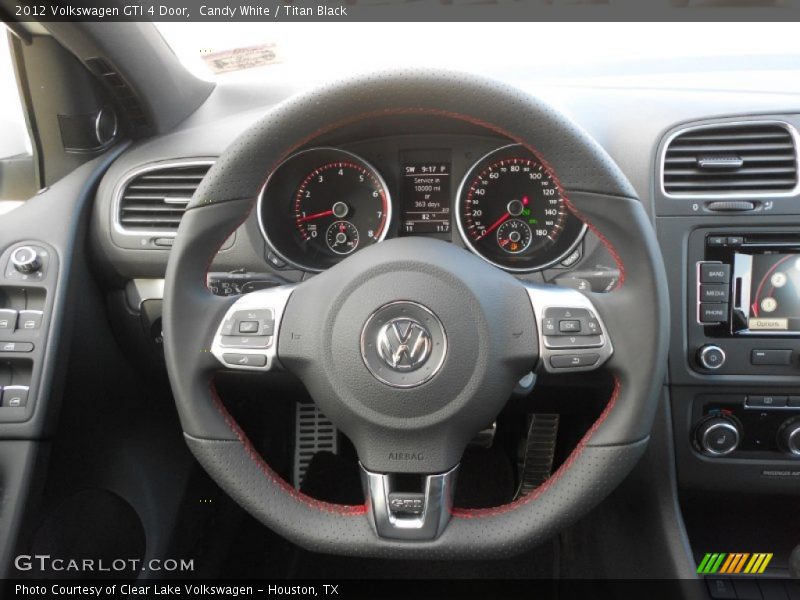 Candy White / Titan Black 2012 Volkswagen GTI 4 Door