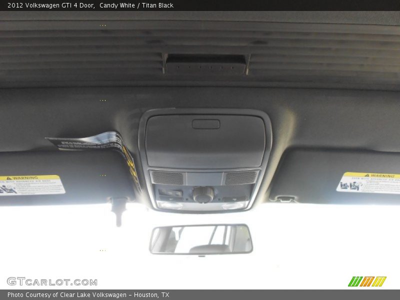 Candy White / Titan Black 2012 Volkswagen GTI 4 Door