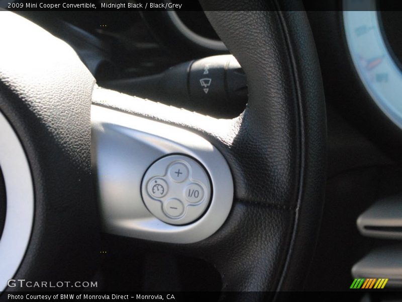 Midnight Black / Black/Grey 2009 Mini Cooper Convertible