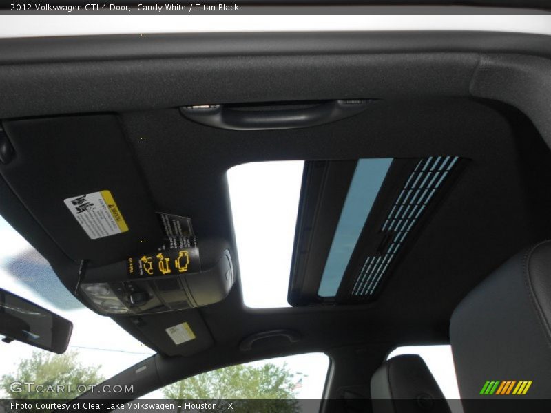Candy White / Titan Black 2012 Volkswagen GTI 4 Door