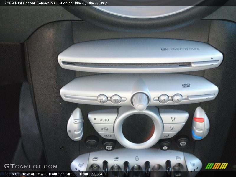 Midnight Black / Black/Grey 2009 Mini Cooper Convertible